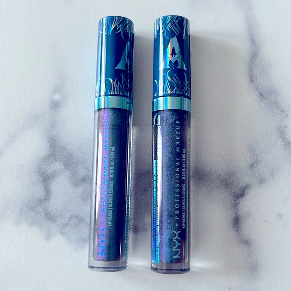 X2 NYX Makeup Avatar:The Way of Water Bioluminescent Lip Gloss Shimmering Waters - Picture 2 of 6